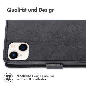 iMoshion Luxuriöse Klapphülle für das iPhone 14 - Schwarz