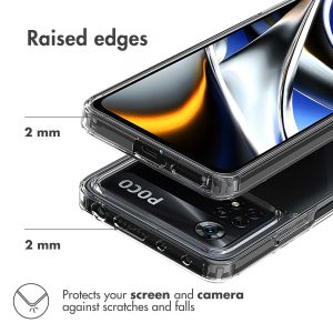 Accezz Xtreme Impact Case für das Xiaomi Poco M4 Pro 5G - Transparent