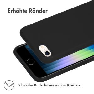 iMoshion Color TPU Hülle für das iPhone SE (2022 / 2020) / 8 / 7 - Schwarz