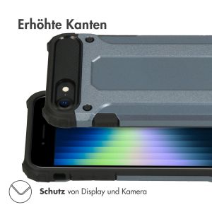 iMoshion Rugged Xtreme Case für das iPhone SE (2022 / 2020) 8 / 7 - Dunkelblau