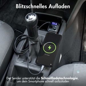 iMoshion FM Transmitter USB-C & Quick Charge - Schwarz