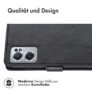 iMoshion Luxuriöse Klapphülle für das OnePlus Nord CE 2 5G - Schwarz