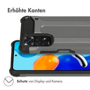 iMoshion Rugged Xtreme Case für das Xiaomi Redmi Note 11 (4G) / Note 11S (4G) - Dunkelgrau