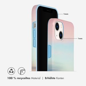 Selencia Aurora Fashion Back Case für das iPhone 13 - ﻿Strapazierfähige Hülle - 100 % recycelt - Sky Sunset Multicolor