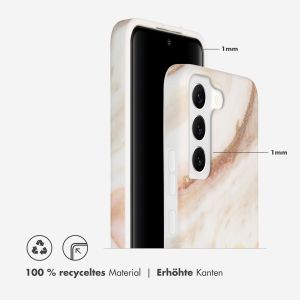 Selencia Aurora Fashion Back Case für das Samsung Galaxy S22 - ﻿Strapazierfähige Hülle - 100 % recycelt - Weißer Marmor