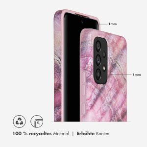 Selencia Aurora Fashion Back Case für das Samsung Galaxy A53 - ﻿Strapazierfähige Hülle - 100 % recycelt - Ocean Shell Purple