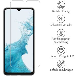 Selencia Displayschutz aus gehärtetem Glas für das Samsung Galaxy A23 (5G)