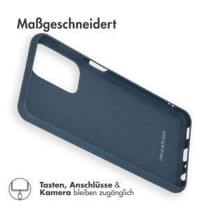 iMoshion Color TPU Hülle Schwarz für Samsung Galaxy A23 (5G) - Dunkelblau