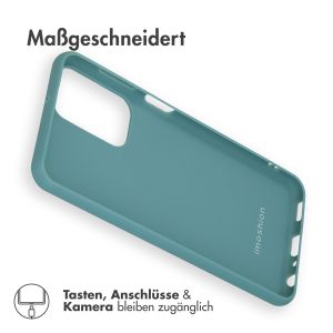 iMoshion Color TPU Hülle Schwarz für Samsung Galaxy A23 (5G) - Dunkelgrün