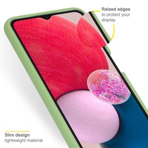 Accezz Liquid Silikoncase für das Samsung Galaxy A13 (4G) - Grün