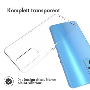 Accezz TPU Clear Cover für das Oppo A96 - Transparent