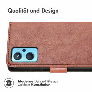 iMoshion Luxuriöse Klapphülle für das Oppo A96 - Braun
