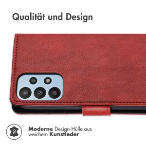 iMoshion Luxuriöse Klapphülle für das Samsung Galaxy A23 (5G) - Rot