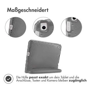 iMoshion Schutzhülle mit Handgriff kindersicher für das iPad 9 (2021) 10.2 Zoll / iPad 8 (2020) 10.2 Zoll / iPad 7 (2019) 10.2 Zoll - Grau