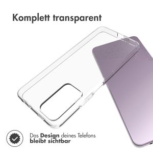 Accezz TPU Clear Cover für das Xiaomi Redmi Note 11 Pro - Transparent