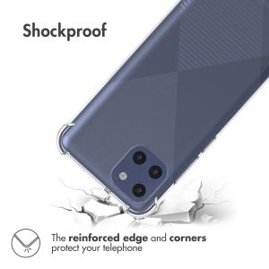 iMoshion Shockproof Case Transparent für das Samsung Galaxy A03