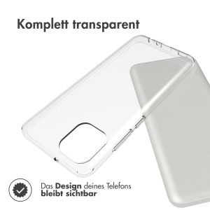 Accezz TPU Clear Cover für das Samsung Galaxy A03 - Transparent