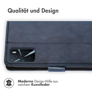 iMoshion Luxuriöse Klapphülle für das Oppo A16(s) / A54s - Dunkelblau