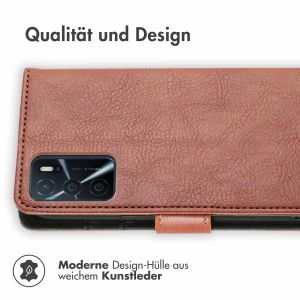 iMoshion Luxuriöse Klapphülle für das Oppo A16(s) / A54s - Braun