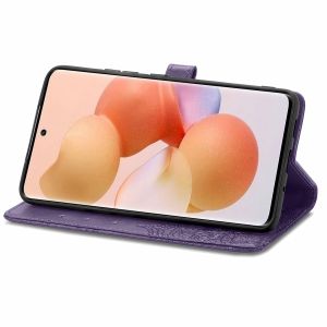iMoshion Mandala Klapphülle für das Xiaomi 12 / 12X - Violett