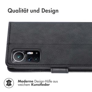 iMoshion Luxuriöse Klapphülle für das Xiaomi 12 / 12X - Schwarz