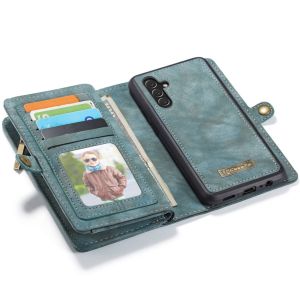 CaseMe Luxuriöse 2-in-1-Portemonnaie-Klapphülle Leder für das Samsung Galaxy A13 (5G) / A04s - Grün
