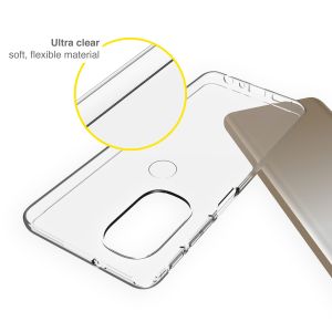 Accezz TPU Clear Cover für das Motorola Moto G51 - Transparent