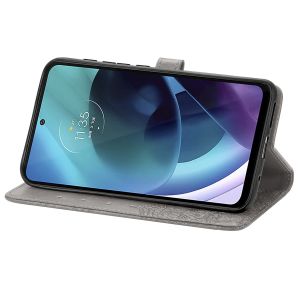 iMoshion Mandala Klapphülle für das Motorola Moto G71 - Grau