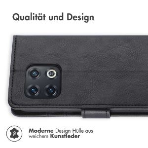 iMoshion Luxuriöse Klapphülle für das OnePlus 10 Pro - Schwarz