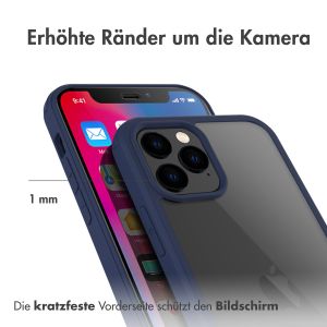 Accezz ﻿360° Rundumschutzhülle für das iPhone 12 (Pro) - Blau