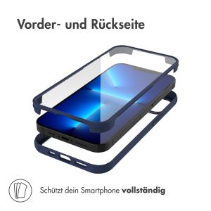Accezz ﻿360° Rundumschutzhülle für das iPhone 13 Pro Max - Blau