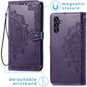 iMoshion Mandala Klapphülle für das Samsung Galaxy A13 (5G) / A04s - Violett