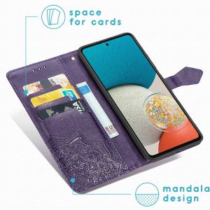 iMoshion Mandala Klapphülle für das Samsung Galaxy A53 - Violett