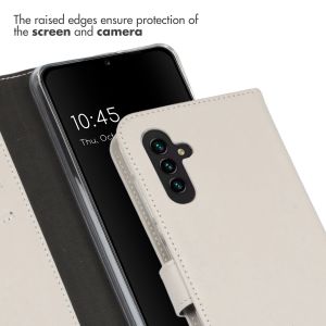 Selencia Echtleder Klapphülle für das Samsung Galaxy A13 (5G) / A04s - Mystic Stone