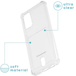 iMoshion Soft Case Back Cover mit Kartenfach für das Samsung Galaxy A13 (5G) / A04s - Transparent