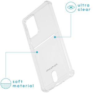 iMoshion Soft Case Back Cover mit Kartenfach für das Samsung Galaxy A33 - Transparent