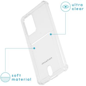 iMoshion Soft Case Back Cover mit Kartenfach für das Samsung Galaxy A53 - Transparent