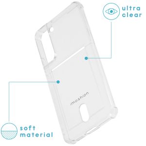iMoshion Soft Case Back Cover mit Kartenfach für das Samsung Galaxy S22 Plus - Transparent