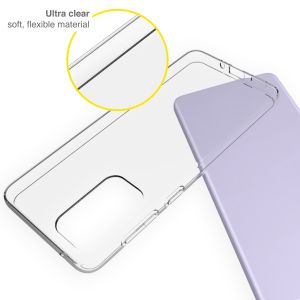 Accezz TPU Clear Cover für das Samsung Galaxy A33 - Transparent