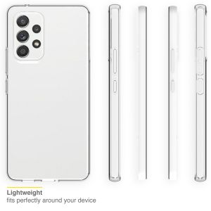 Accezz TPU Clear Cover für das Samsung Galaxy A53 - Transparent