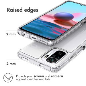 Accezz Xtreme Impact Case für das Xiaomi Redmi Note 10 (4G) - Transparent