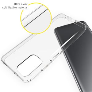 Accezz TPU Clear Cover für das Xiaomi Redmi Note 10 (4G) - Transparent