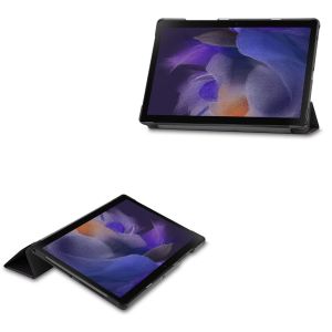 iMoshion Design Trifold Klapphülle für das Samsung Galaxy Tab A8 - Don't touch