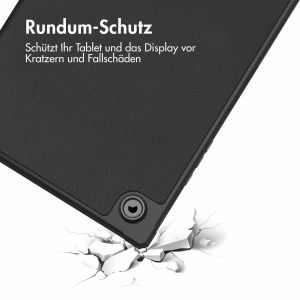 iMoshion Trifold Klapphülle für das Samsung Galaxy Tab A8 - Schwarz