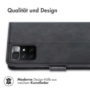 iMoshion Luxuriöse Klapphülle für das Xiaomi Redmi 10 - Schwarz