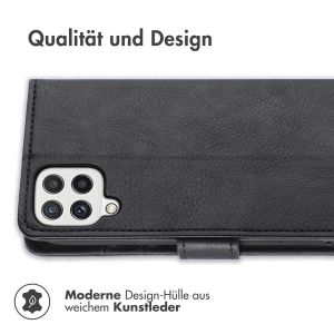 iMoshion Luxuriöse Klapphülle für das Samsung Galaxy M22 / A22 (4G) - Schwarz