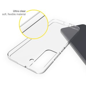 Accezz TPU Clear Cover für das Samsung Galaxy S22 Plus - Transparent