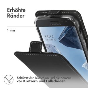 Accezz Schwarzer Flip Case für das Samsung Galaxy Xcover 4 / 4s