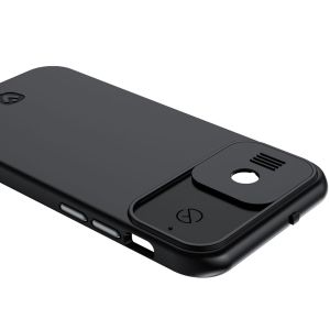Valenta Spy-Fy Privacy Backcover iPhone 12 - Schwarz