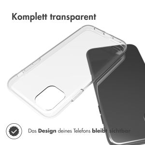 Accezz TPU Clear Cover Transparent für iPhone 11